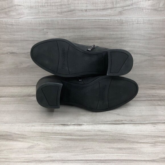 Franco Sarto Ankle Boots Women's 6.5 Halle II Gray Faux Suede Booties - Picture 11 of 12